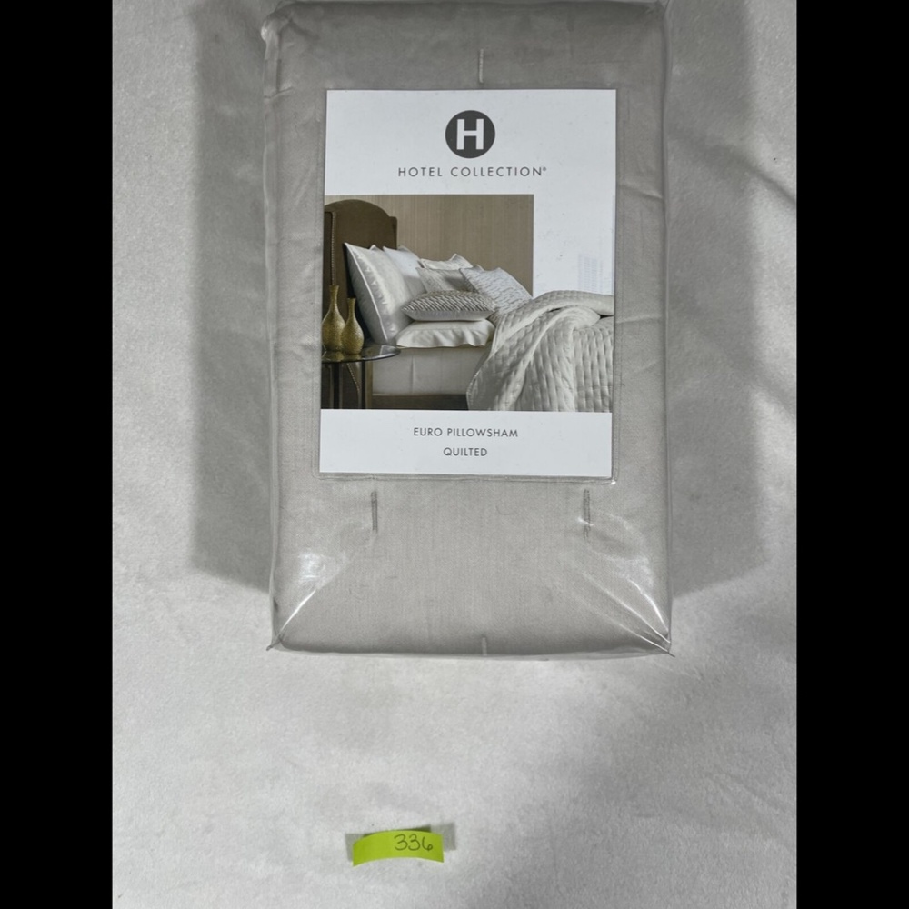 NIB Hotel Collection‎ Opalescent Quilted Euro Sham